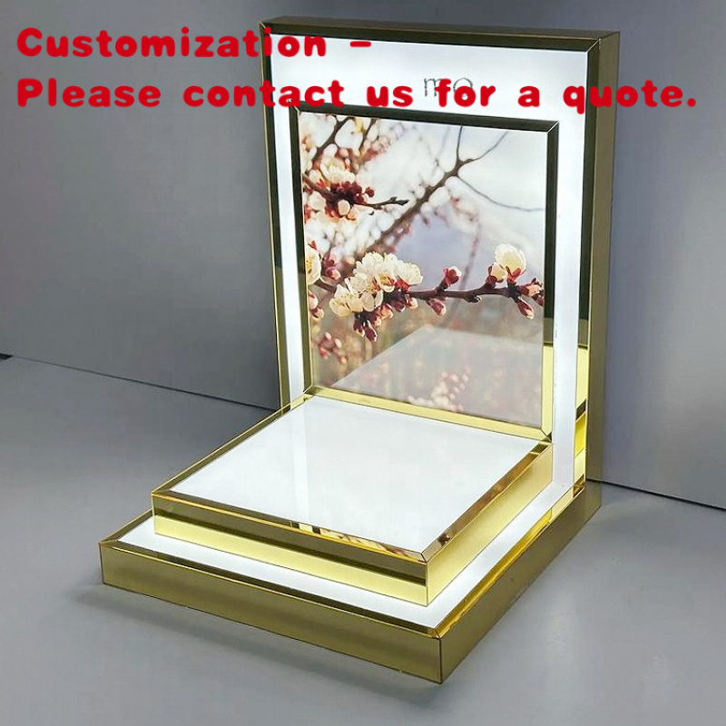 Luxury Skincare Design - Desain Etalase Perhiasan Mewah, Parfum, dan