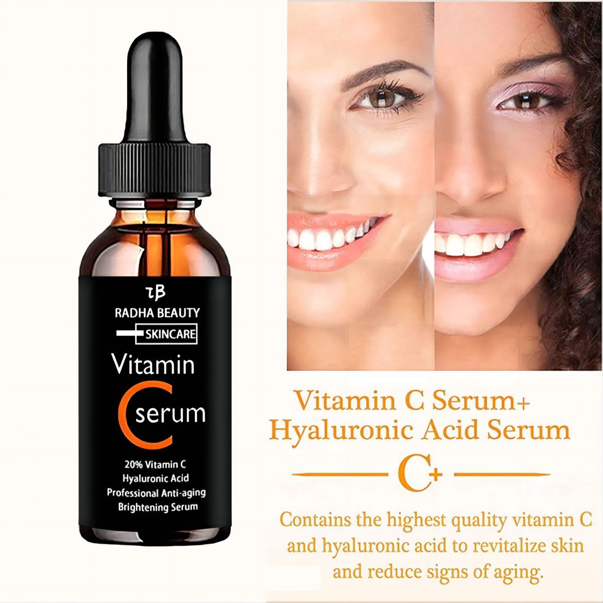 Growth Factor Serum - Serum Vitamin C Wajah Serum Pelembap