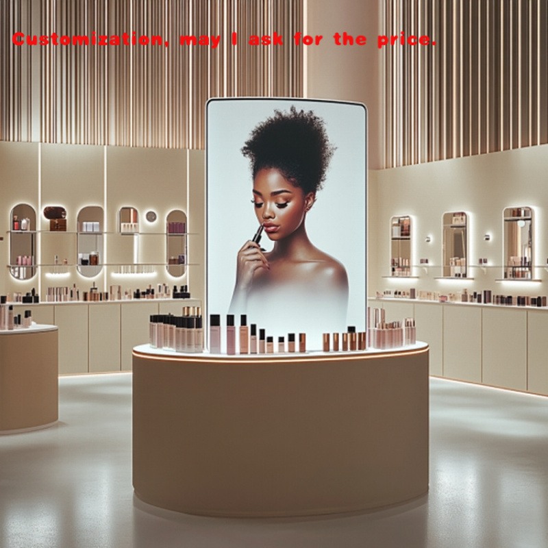 Luxury Skincare Design - Rak Pajangan Kosmetik Perawatan Kulit Modern