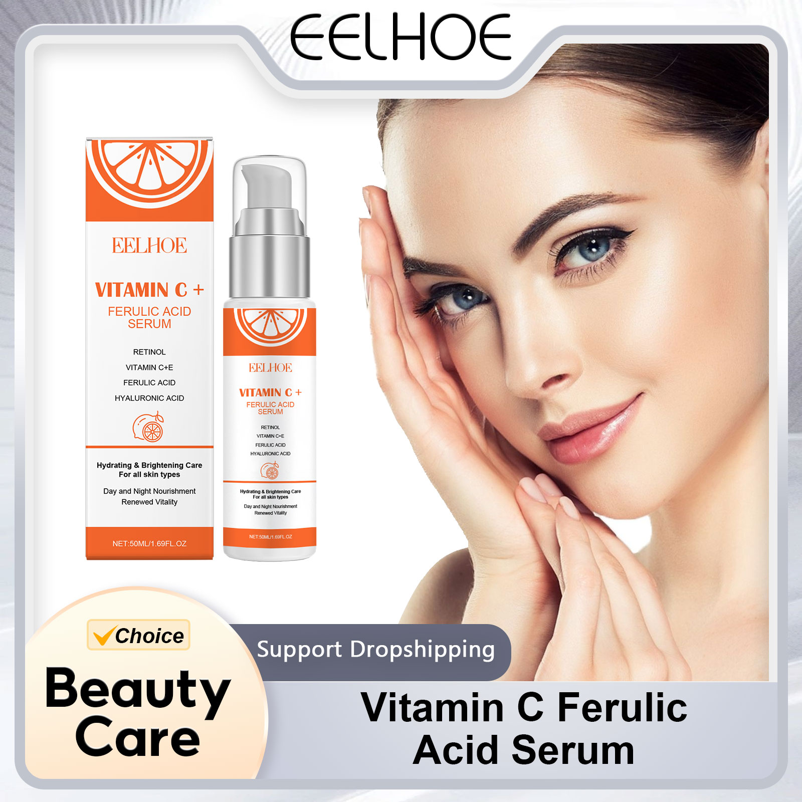 Growth Factor Serum - EELHOE Serum Vitamin C E, asam
