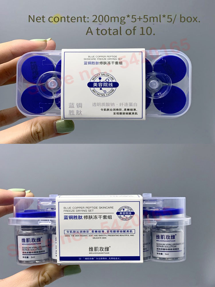 Epidermal Growth Factor - Peptida Efektif 99% GHK-CU Tembaga Bubuk