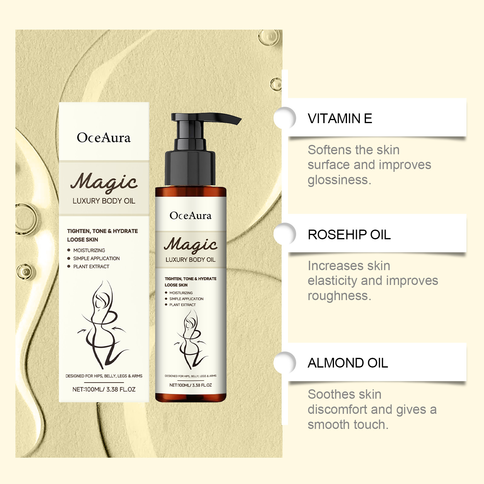 Minyak Tubuh Ajaib Mewah Melem - Luxury Skincare Oil ulasan dan harga