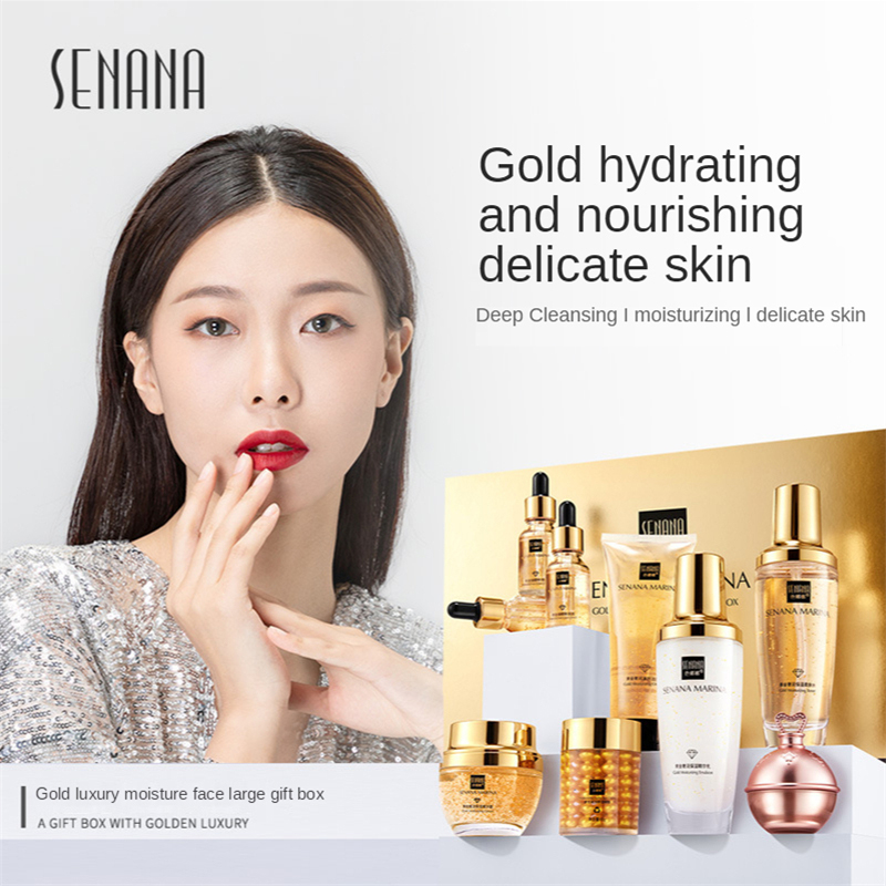 Set Perawatan Kulit Emas 24K W - Luxury Skincare Set For Women ulasan dan harga