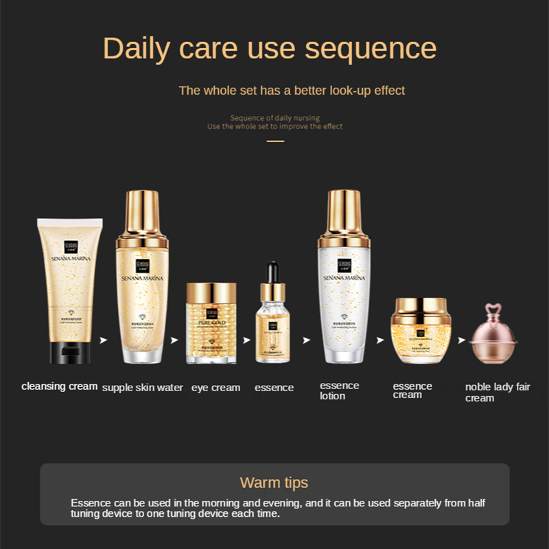 Set Perawatan Kulit Emas 24K W - Luxury Skincare Set For Women ulasan dan harga