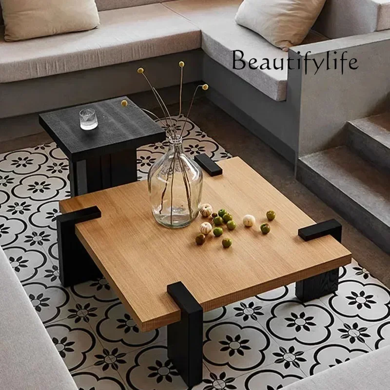 Meja Kopi Mewah Kayu Solid Mod - Luxury Glam Skincare ulasan dan harga