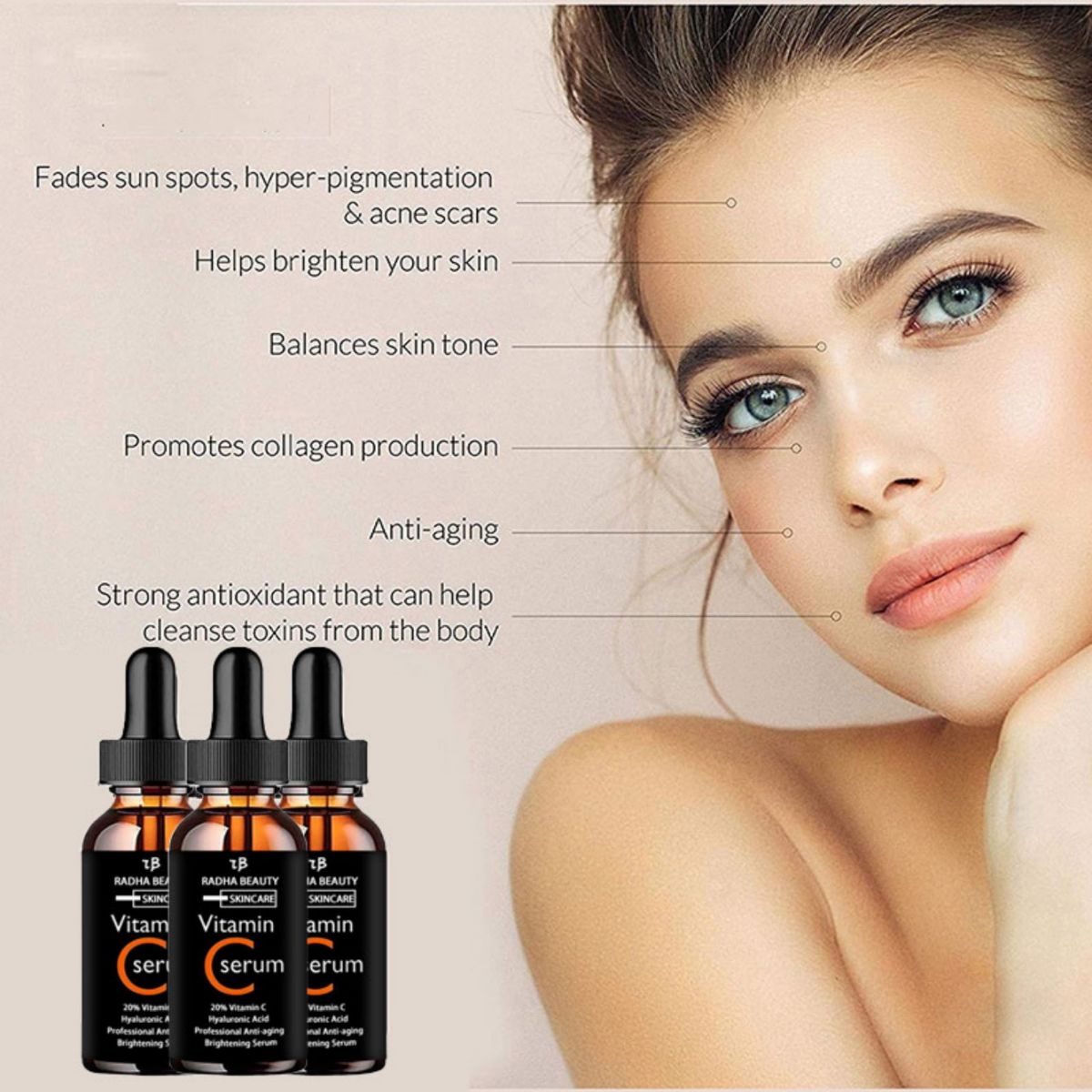 Serum Vitamin C Wajah Serum Pe - Growth Factor Serum ulasan dan harga