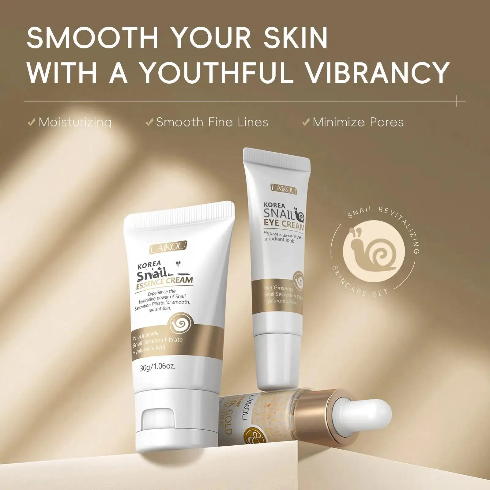 Serum Perawatan Kulit Emas 24K - Luxury Skincare Set For Women ulasan dan harga