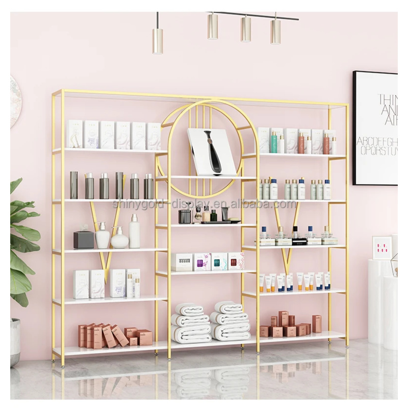 Rak Display Produk Perawatan K - Luxury Skincare Design ulasan dan harga