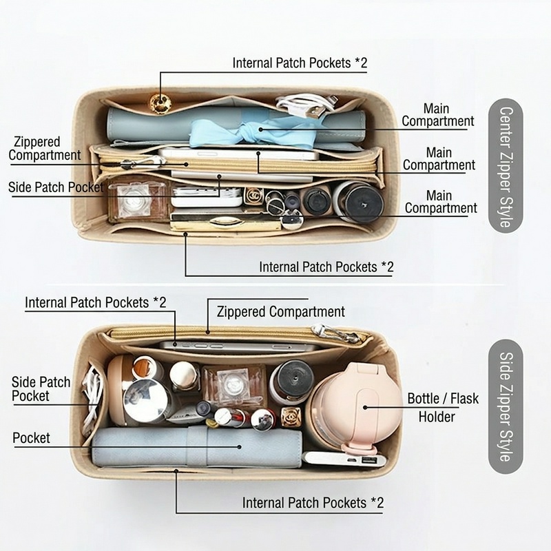 Organizer Tas Wanita Model Ins - Luxury Skincare Brand ulasan dan harga