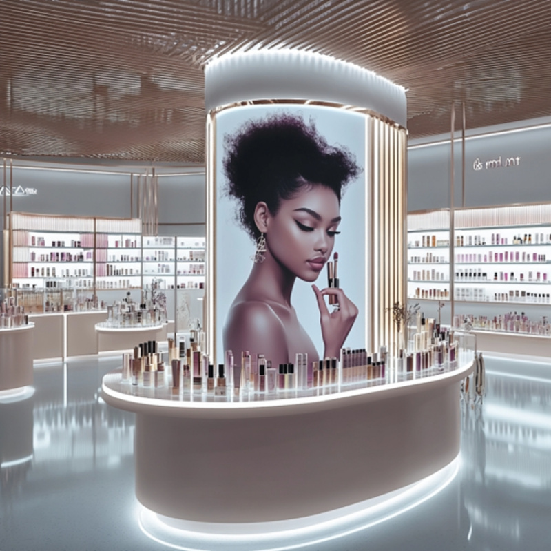 Rak Pajangan Kosmetik Perawata - Luxury Skincare Design ulasan dan harga