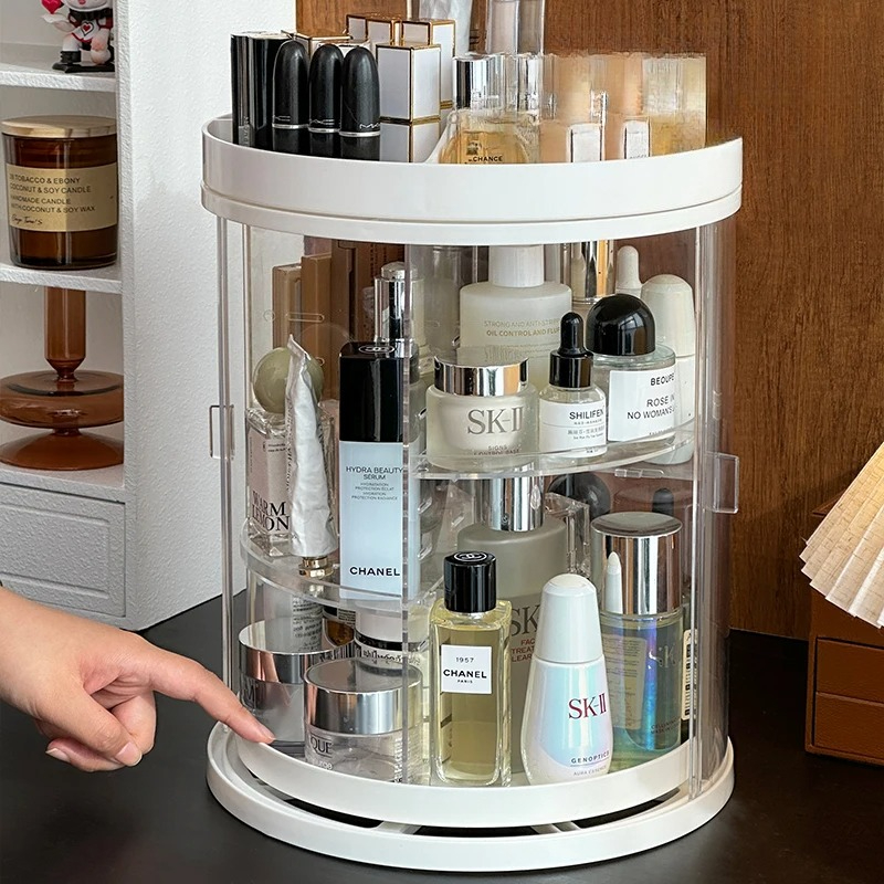 Organizer Kosmetik Akrilik Ber - Luxury Skincare Design ulasan dan harga